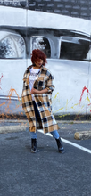 Load image into Gallery viewer, ‘Slay In The City’ Luxe Shacket - (Multi-Color Plaid Tan, Brown, Cream &amp; Black)